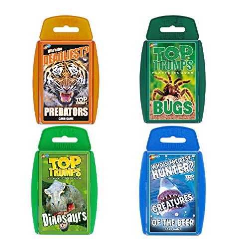 Top Trumps WM00159-EN1-6 Juego de Cartas de Animales mortales