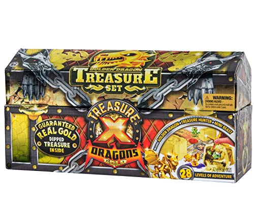 TREASURE X 41511 - Juego de dragón Dorado, Texto en inglés