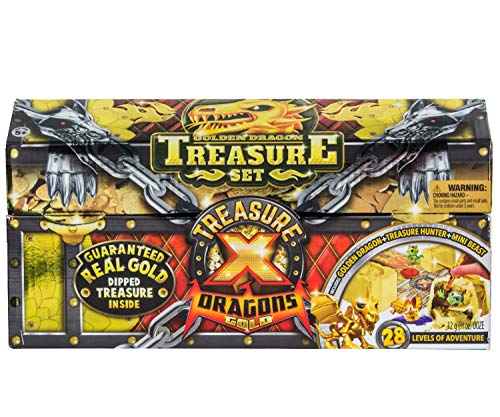 TREASURE X 41511 - Juego de dragón Dorado, Texto en inglés