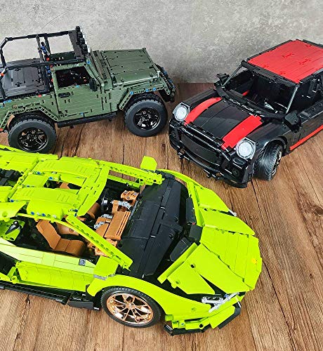 True Representation Cooper 1: 8 SUV Off-Road Car MOC Technique Juego de bloques de construcción,Proyecto de construcción para adultos Modelo coleccionable,Juguete de ingeniería de vehículos (2000+pcs)