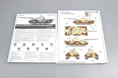 Trumpeter 1536 German E-50 (50-75 toneladas) - Tanque miniatura (escala 1:35) , color/modelo surtido