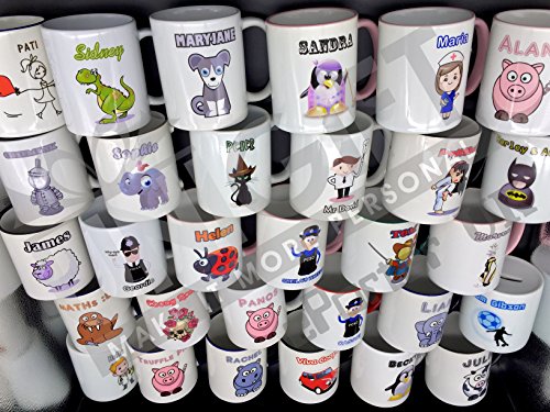 UNIGIFT - Taza de jugador (personaje de videojuego de pingüino, color de disfraz) con nombre, mensaje único, divertido y divertido, superhéroe, controlador de rol y jugador de acción GEEK