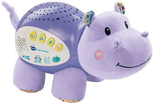 VTech Baby - Popi estrellitas, Proyector de bebe con música relajante para ayudarle a dormir, historias, sonidos de la naturaleza, rimas infantiles y canciones de cuna, temporizador (80-180922)