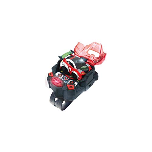 Vtech Turbo Force Racers - Coche control remoto con mando adaptado para llevar en la muñeca, conduce en 6 direcciones y activa el modo turbo, voces en español