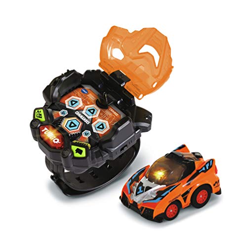 VTech Turbo Force Racers Méga Circuit Super Loop + Montre - Juegos educativos (Multicolor, Niño/niña, 5 año(s), Francés, AAA, 1287 mm)