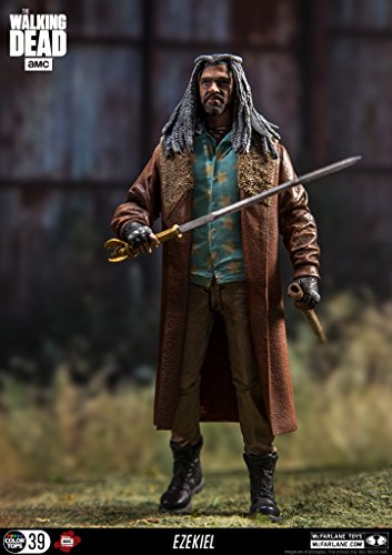 Walking Dead Figura de acción Ezekiel de TV 2017 Series 1 de 14755 Pulgadas, Multicolor