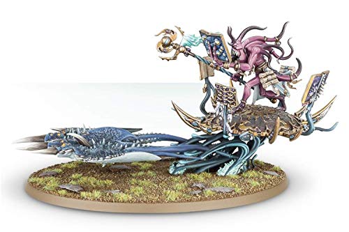 Warhammer 40K - Age of Sigmar Daemons of Tzeentch Herald of Tzeentch on Burning Chariot