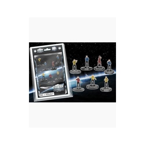 WizKids/NECA 70711 Tactics Away Team - Juego de miniaturas, diseño de Star Trek (7 Unidades)