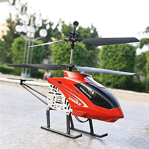 WNSS9 Helicóptero gigante grande al aire libre los 85CM RC con giroscopio LED Light Radio Control Remoto 3.5 canales helicóptero de carga Boy Toy Electric Aircraft niños Drone Principiante fáciles de