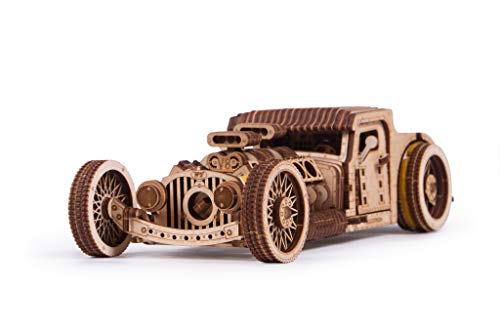 Wood Trick Wooden Model Kit - Hot Rod