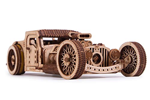 Wood Trick Wooden Model Kit - Hot Rod