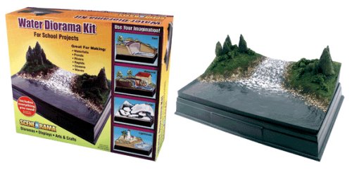 Woodland Scenics cartón Diorama Kit Agua