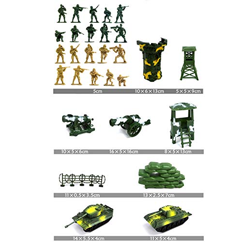 XHXseller 100/130/200/300 - Juego de mesa de arena militar, juguete militar, juego de juego con juguetes soldados de guerra militar