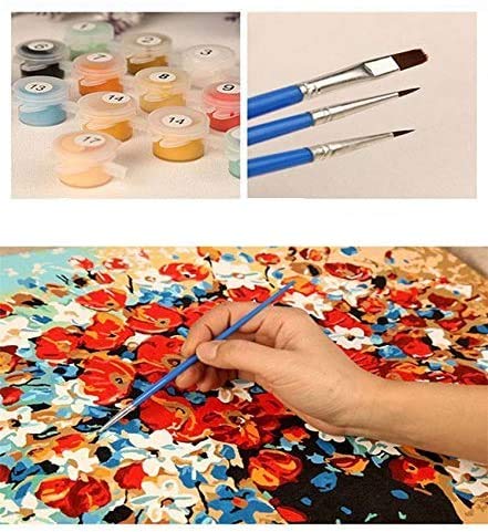 YGWDPX Pintura por números para Adultos DIY Pintura al óleo Kit con Pinceles y Pinturas Decoraciones de Arte de Pared Zarpar 40x50 cmsin Marco