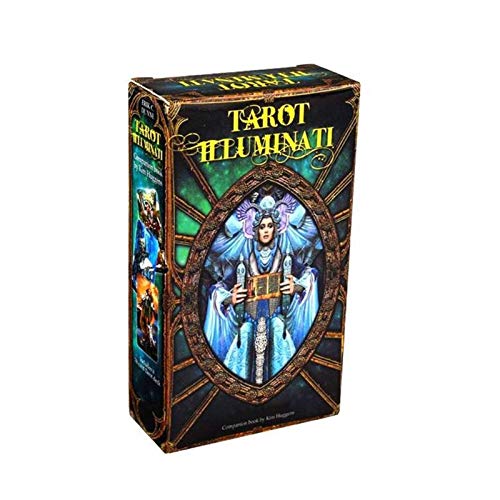 YOYOTECH Tarots Illuminati Kit 78 Cartas Deck Adivinación Fate Family Party Juego de Mesa Juguete