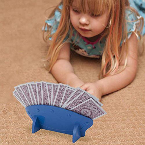 ysister 2 Piezas Soporte para Naipes, Soporte para Juego de Cartas, Soporte para Juego De Cartas - Titular de la Tarjeta de Juego para niños, Adultos, Personas de Edad Avanzada