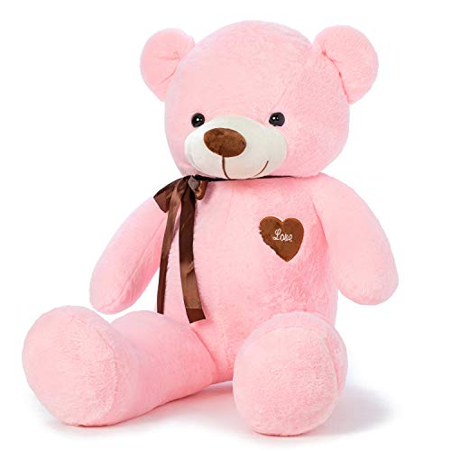 YunNasi Osito de Peluche Gigante Animal de Felpa Grande 80cm/31.5 Inches Teddy Juguetes de Peluche con Cinta