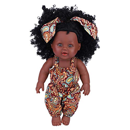 Zerodis Suave Baby Doll Artificial Bebé recién Nacido Realista de Cuerpo Completo Muñeca Reborn Juegos interactivos Juguetes Regalo de cumpleaños para niños (Yellow Floral Jumpsuit)