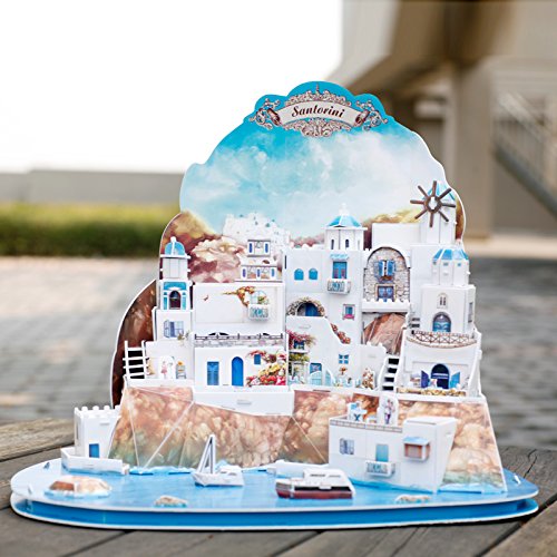 3D Puzzle Islas San Torini Grecia Santorini Islands Griechenland îles Santorin isole Σαντορίνη