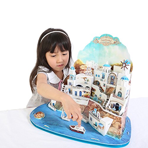 3D Puzzle Islas San Torini Grecia Santorini Islands Griechenland îles Santorin isole Σαντορίνη