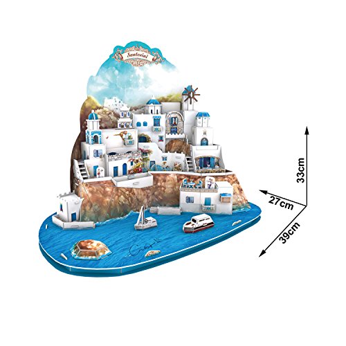 3D Puzzle Islas San Torini Grecia Santorini Islands Griechenland îles Santorin isole Σαντορίνη