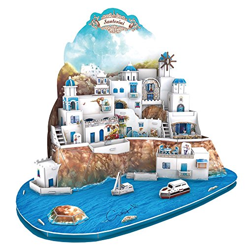 3D Puzzle Islas San Torini Grecia Santorini Islands Griechenland îles Santorin isole Σαντορίνη