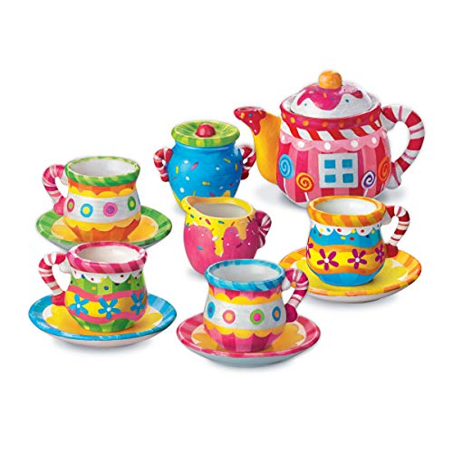 4M - Paint Your Own Mini Tea Set, Juego de Creatividad (004M4541)