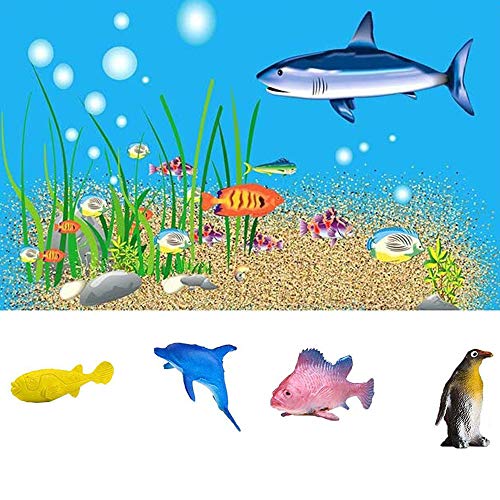 52 Piezas Animales Marinos,Animales de Juguete,Mini Juguetes de Figuras de Insectos de Plástico,para Niños, Niñas, Niños Pequeños, Bolsas de Fiesta, Regalos, Premios, Juguetes