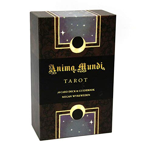 78pcs Anima Mundi Tarot Deck Card Deck con Libro de guía Nature Deck Cartas de adivinación Oculta Juego de arcanos Mayores y Menores Origen Dorado