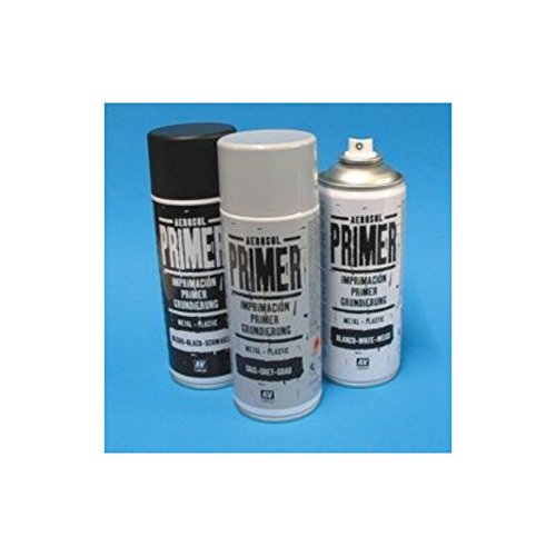 Acrilicos Vallejo Spray IMPRIMACION Negro 400 ML