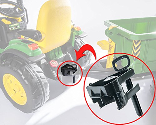 Adaptador de remolque rolly toys: compatible con Peg Perego tractor.