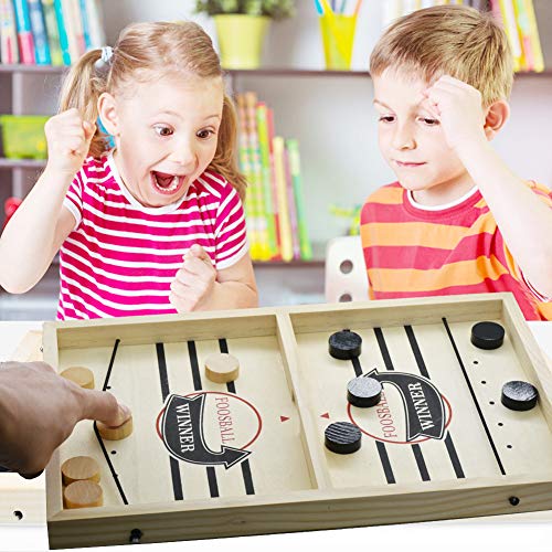 Ajedrez Internacional,Juego de Mesa de Hockey,Juego de Air Hockey para Mesa,Adecuado para la interacción Entre Padres e Hijos, Actividades de reunión Familiar