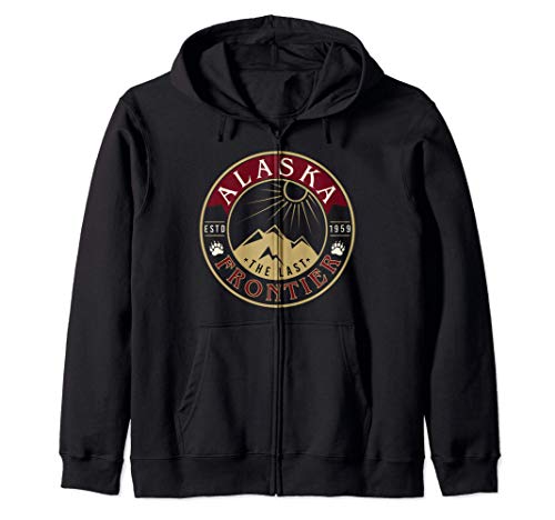 Alaska The Last Frontier Glacier Bear Sudadera con Capucha