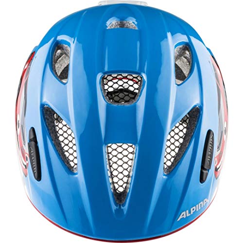 ALPINA Ximo Flash Casco de Bicicleta, Unisex-Youth, Red Car, 45-49