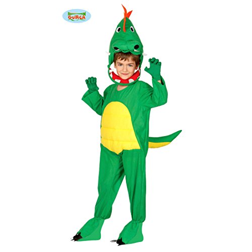 Amakando Traje Niño Dragón - 3-4 años, 95-100 cm | Disfraz Infantil Dinosaurio | Outfit T-Rex | Disfraz Saurio