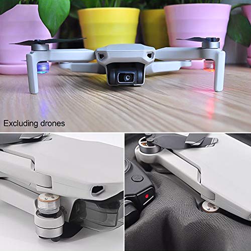 AmandaJ Luz estroboscópica LED para Mavic Mini Drone, 1 par de luz de flash de dron de navegación nocturna luz de crucero para DJI Mavic Mini Quadcopter