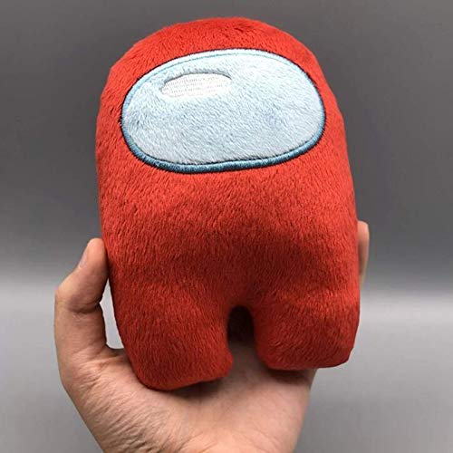 Among Us Peluches de Animales de Peluche - 20 cm Plush Crewmate Matanza de Hombre Lobo Espacial, Muñeco de Personaje del Juego, Muñeca Peluche de Juguete Sofá Silla Decorativa (C)