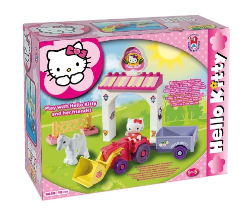 Androni Giocattoli - Juego de construcción para niños Hello Kitty de 18 Piezas s.r.l. 108658HK