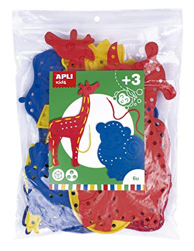 APLI Kids 17476 - Cosedores Animales 6 uds