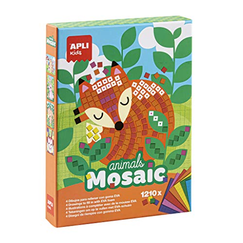 Apli Paper Ref. 14289 Mosaico Goma Eva Animales