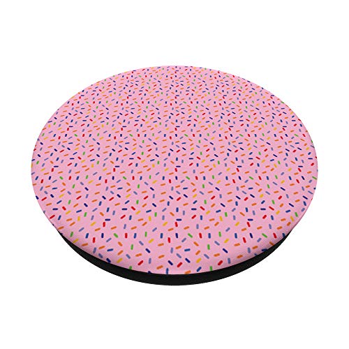 Arco Iris Rocía Confeti Colores Celebración Rosa Claro PopSockets PopGrip: Agarre intercambiable para Teléfonos y Tabletas