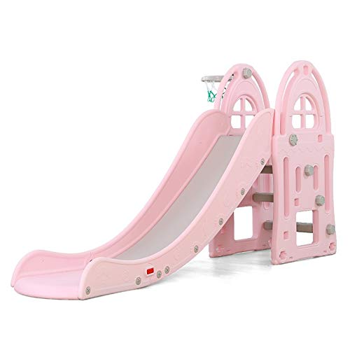 ATAA Tobogán XL - Rosa -tobogán Infantil para Jardin Parques e Interiores - Columpio y Juguete para jardín Ideal para niños y niñas