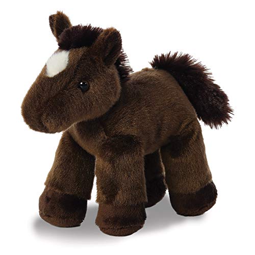 Aurora Flopsies World - Caballo de Peluche (marrón, 20,32 cm)