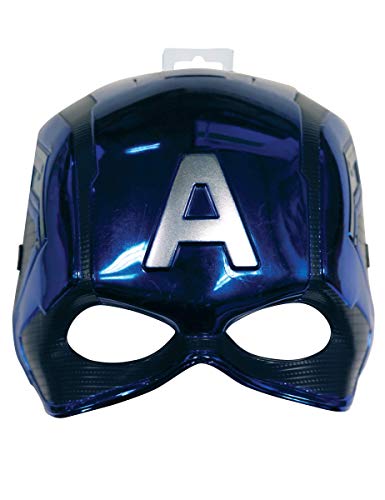 Avengers-39217 Mascara Capitan America Avengers Inf, Multicolor, Talla única (Rubie'S 39217NS)