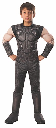 Avengers - Disfraz de Thor Premium oficial para niños, infantil 3-4 años (Rubie's 641312-S)