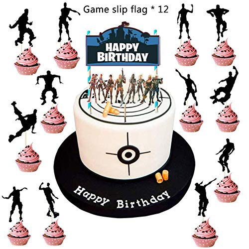 BAIBEI Video Game Party Supplies Happy Birthday Gaming Banner, Party Supplies Set Video Game Theme Decorations Supply Kit for Adults, Teens, Boys, Girls and Kids