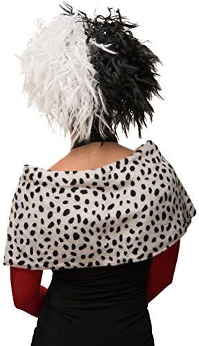 Balinco Cruella Peluca Negro/ Blanco para el Carnaval/ Carnival