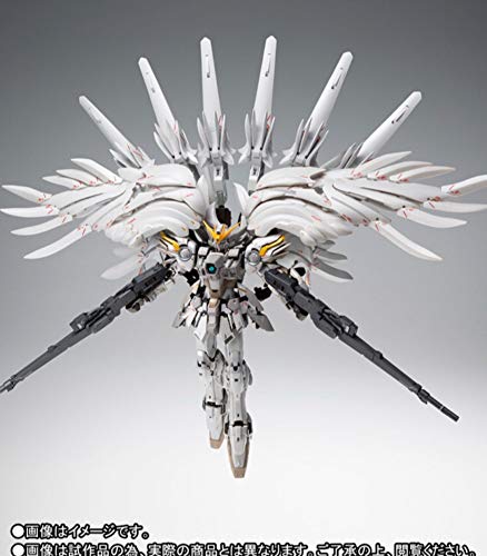 Bandai Gundam FIX figura de metal compuesto Wing Gundam blanco nieve preludio