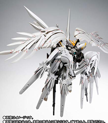 Bandai Gundam FIX figura de metal compuesto Wing Gundam blanco nieve preludio