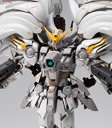 Bandai Gundam FIX figura de metal compuesto Wing Gundam blanco nieve preludio